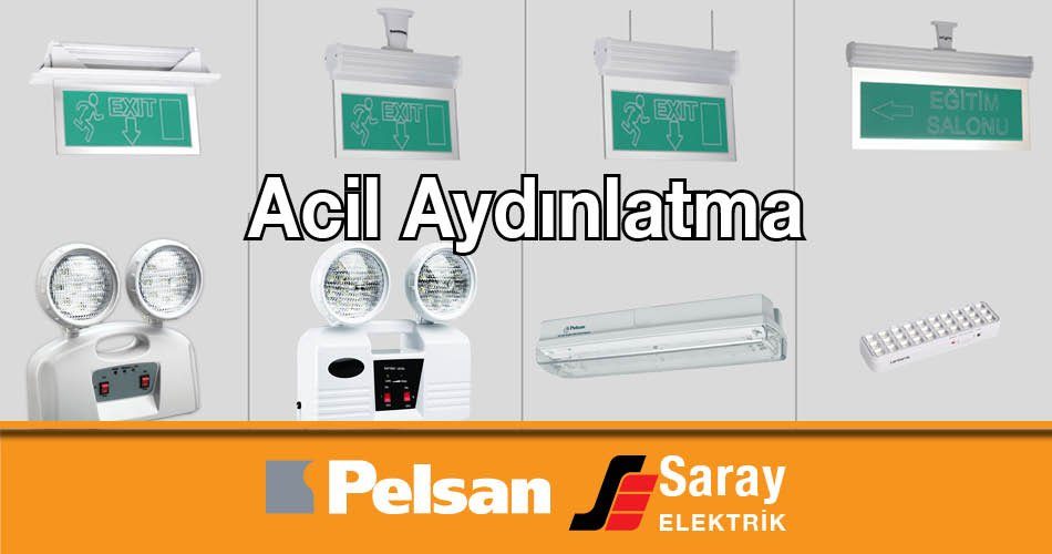 Pelsan Acil Aydınlatma Armatürleri Yönlendirme Exiled Işıldak