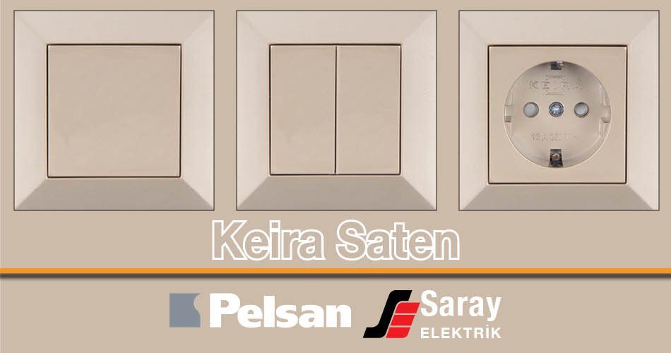 Pelsan Keira Saten Anahtar Priz