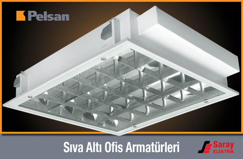 Pelsan Sıva Altı Ofis Armatürleri