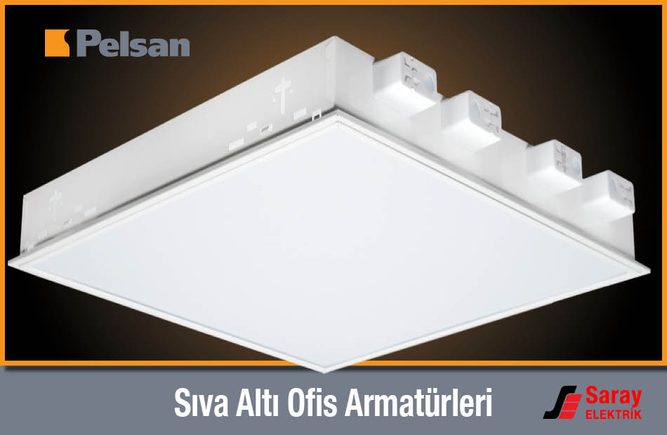 Pelsan Sıva Altı Ofis Armatürleri