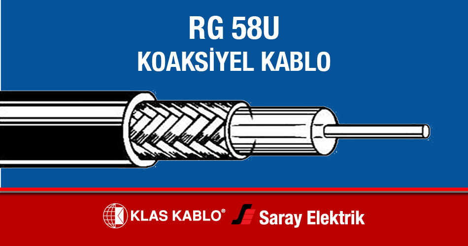 Klas Kablo RG 58U Koaksiyel