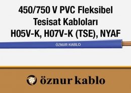 Öznur Kablo PVC Fleksibel Tesisat Kablosu