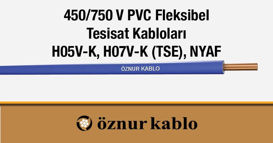 Öznur Kablo PVC Fleksibel Tesisat Kablosu