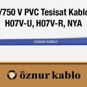 Öznur Kablo 450/750 V PVC Tesisat Kabloları