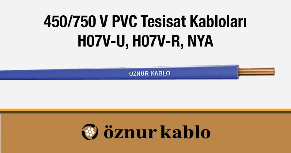 Öznur Kablo 450/750 V PVC Tesisat Kabloları