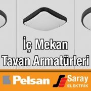 Pelsan İç Mekan Tavan Armatürleri Pio, Picto, Punto, Sense