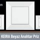 Pelsan Keira Beyaz Anahtar Priz