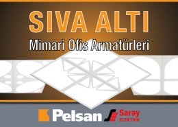 Pelsan Sıva Altı Mimari Ofis Armatürleri