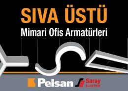 Pelsan Sıva Üstü Mimari Ofis Armatürleri