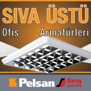 Pelsan Sıva Üstü Ofis Armatürleri