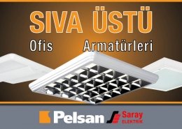 Pelsan Sıva Üstü Ofis Armatürleri