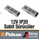 Pelsan 12V IP20 Sabit Gerilim Sürücüler 36-360W, 12V, 3-30A