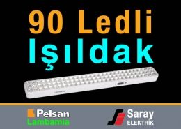 Lambamia 90 Ledli Şarjlı Işıldak