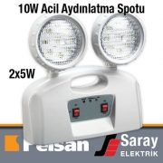 Pelsan 10W Led Acil Aydınlatma Spotu