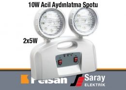 Pelsan 10W Led Acil Aydınlatma Spotu