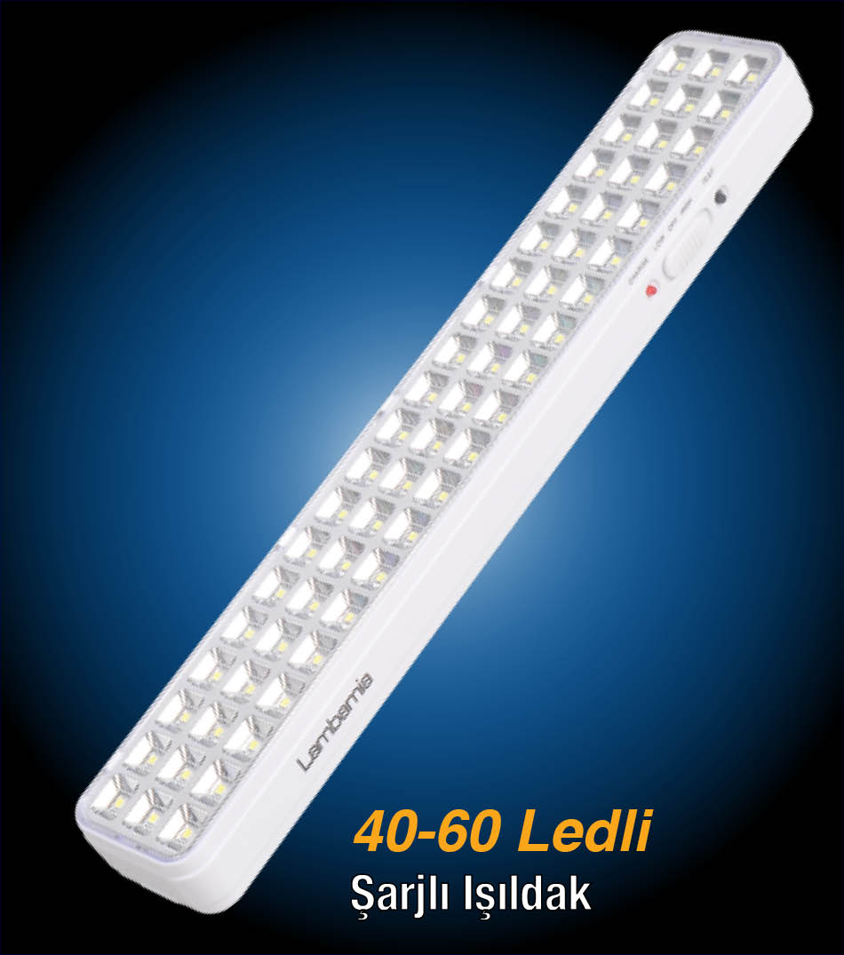 Pelsan 40-60 Ledli Şarjlı Işıldak