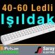 Lambamia 40-60 Ledli Şarjlı Işıldak