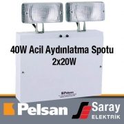 Pelsan 40W Acil Aydınlatma Spotu