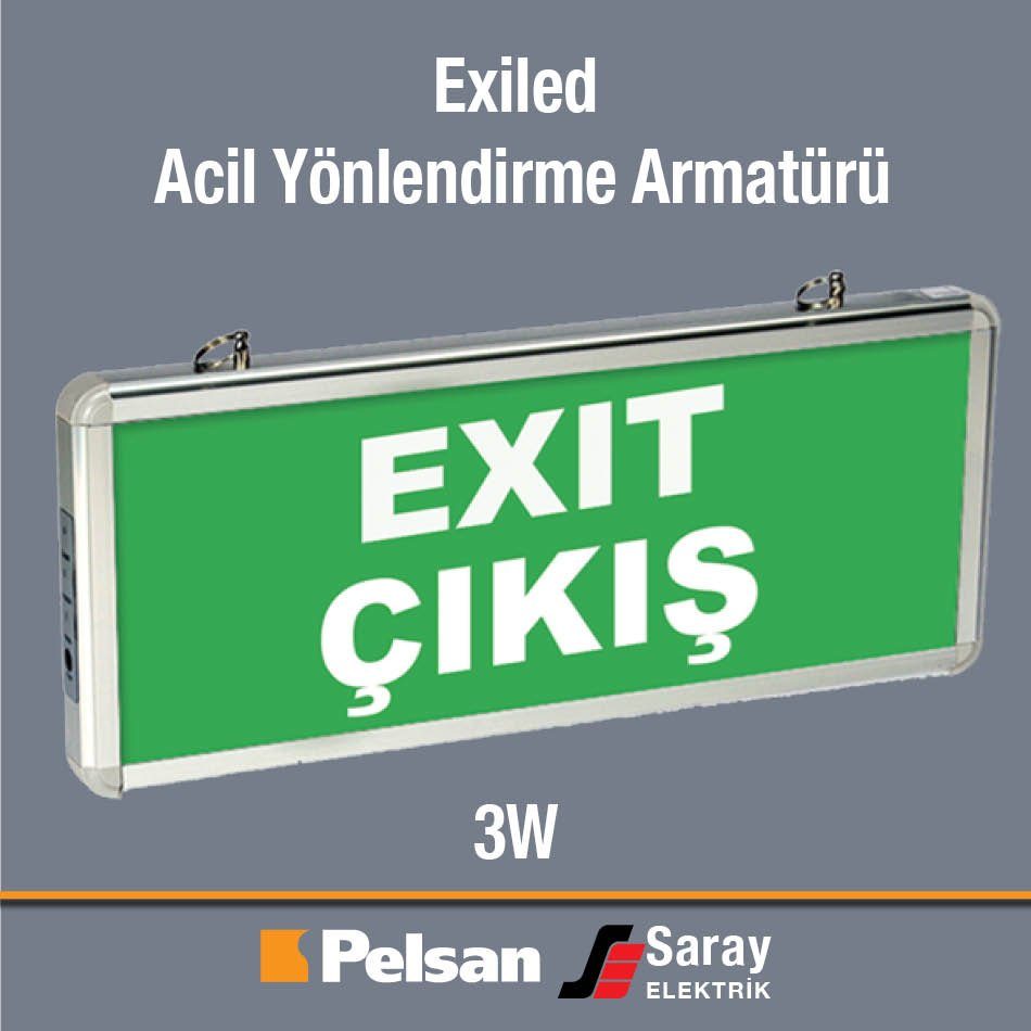 Pelsan Exiled Acil Yönlendirme Armatürü