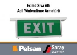 Pelsan Exiled Sıva Altı Acil Yönlendirme Armatürü