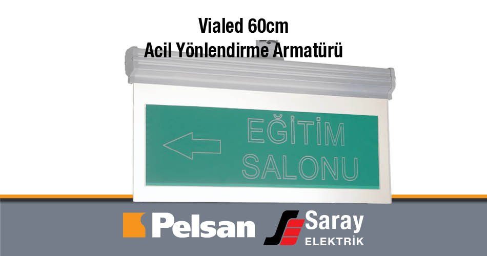 Pelsan Vialed 60cm Acil Yönlendirme Armatürü