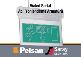 Pelsan Vialed Sarkıt Acil Yönlendirme Armatürü