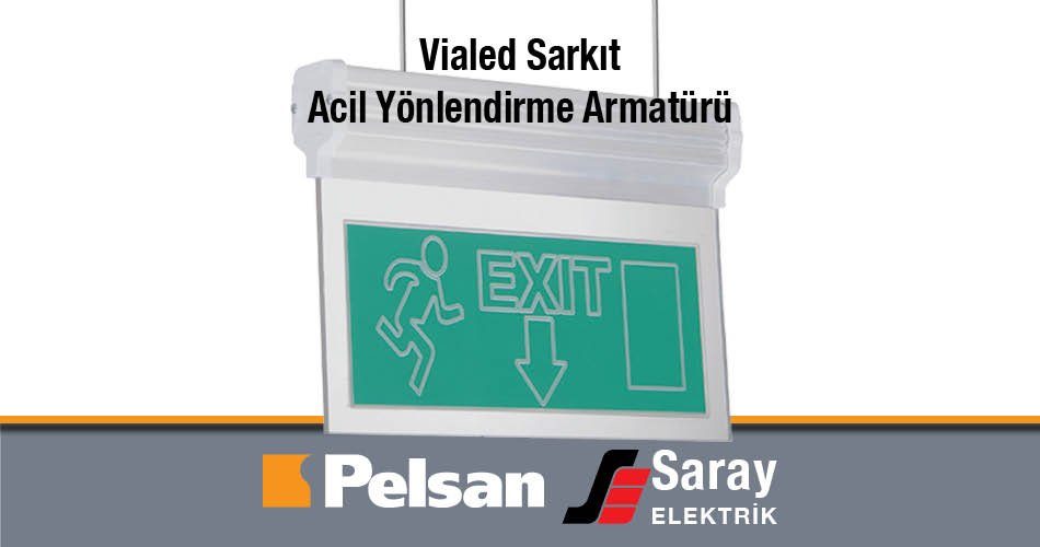 Pelsan Vialed Sarkıt Acil Yönlendirme Armatürü