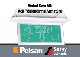 Pelsan Vialed Sıva Altı Acil Yönlendirme Armatürü