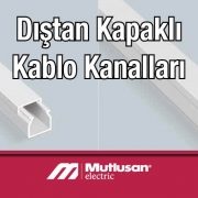 Mutlusan Dıştan Kapaklı Kablo Kanalları