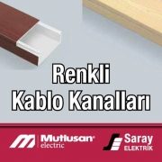 Mutlusan Renkli Kablo Kanalları Sidem Serisi Kablo Kanalı