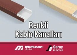 Mutlusan Renkli Kablo Kanalları Sidem Serisi Kablo Kanalı