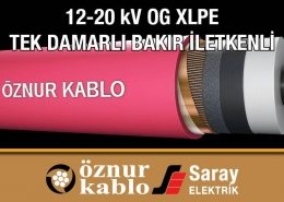 Öznur Kablo 12-20 kV Orta Gerilim Kablosu XLPE Bakır İletken