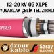 Öznur Kablo 12-20 kV Yuvarlak Çelik Tel Zırhlı OG Kablo XLPE izoleli