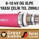 Öznur Kablo 6-10 kV Yassı Çelik Tel Zırhlı OG Kablo XLPE İzoleli