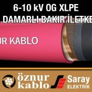 Öznur Kablo 6-10 kV OG XLPE Orta Gerilim Kablosu Bakır İletkenli