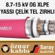 Öznur Kablo 8-15 kV Yassı Çelik Tel Zırhlı OG Kablo XLPE İzoleli