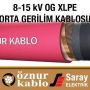 Öznur Kablo 8-15 kV OG XLPE Orta Gerilim Kablosu Tek Damarlı