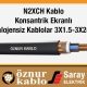 Öznur Kablo N2XCH Kablolar 3x1.5-3x240 Konsantrik Ekranlı