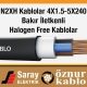 Öznur Kablo N2XH Kablolar 4x1-5x240 0.6/1 kV XLPE Halojensiz