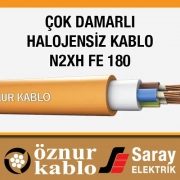 Öznur Çok Damarlı Halojensiz Kablo 0.6/1 kV XLPE N2XH FE 180