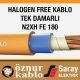 Öznur Halogen Free Kablo Tek Damarlı Bakır İletkenli N2XH FE 180