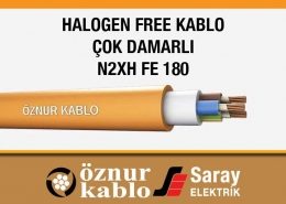 Öznur Halojen Free Kablo Aleve Dayanıklı Çok Damarlı