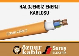 Öznur Halojensiz Enerji Kablosu Bakır İletkenli Güvenlik Kabloları