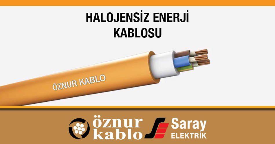 Öznur Halojensiz Enerji Kablosu Bakır İletkenli Güvenlik Kabloları