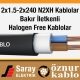 Öznur Kablo 2x1-2x240 N2XH Kablolar 2x1.5-2x240 0.6/1 kV XLPE