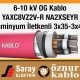 Öznur 6-10 kV Al İletkenli OG Kablo YAXC8VZ2V-R NA2XSEYRY