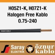 Öznur Kablo H05Z1-K H07Z1-K Halojen Free Kablo