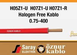 Öznur Kablo H05Z1-U H07Z1-U H07Z1-R