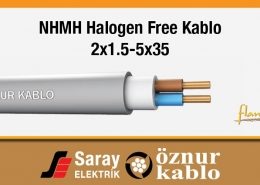 Öznur Kablo NHMH Halogen Free Kablo 300/500 V Çok Damarlı