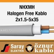 Öznur Kablo NHXMH Halogen Free Kablo XLPE, HFFR dolgu dış kılıf